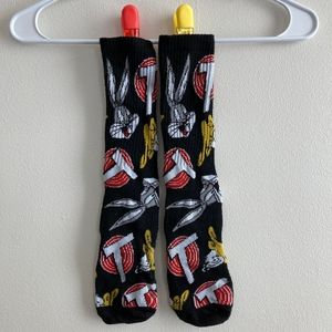 🧦Funky Socks | One Size | Fun | Men | Black | Looney Toon